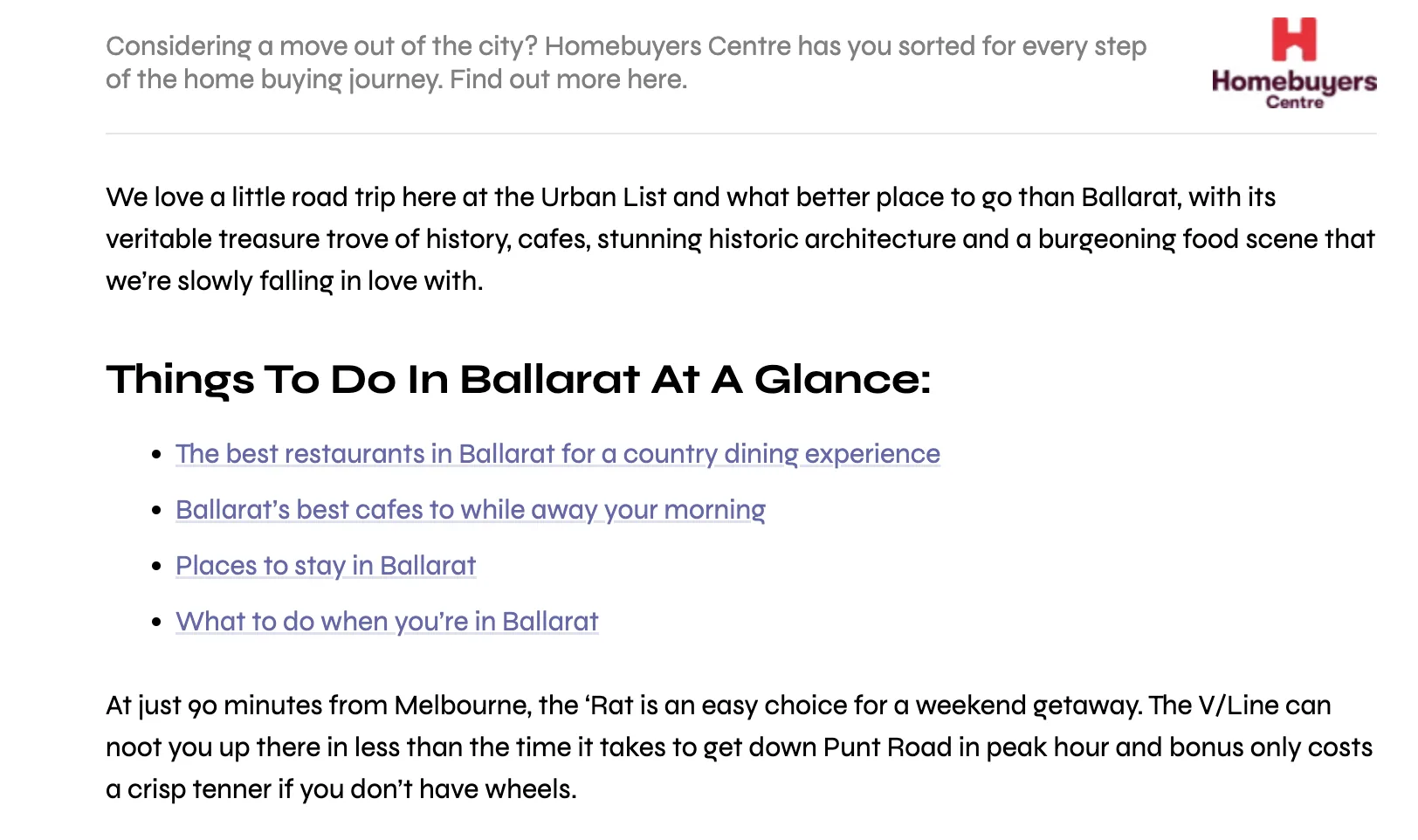 Urban List 9th July 2025
