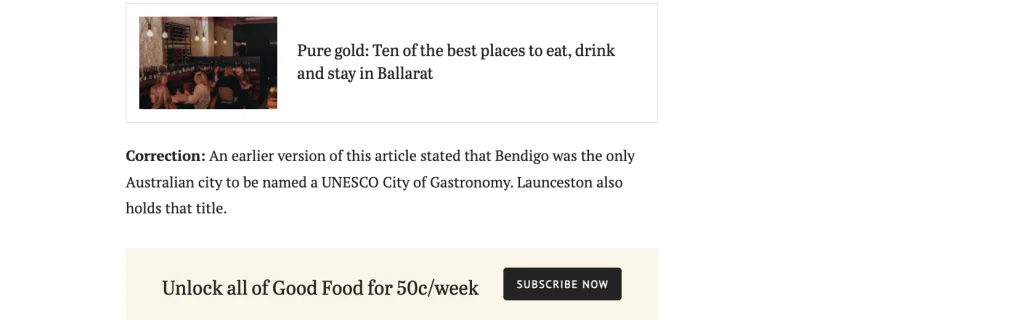 The Age: Good Food 2024 - Hotel Vera Ballarat