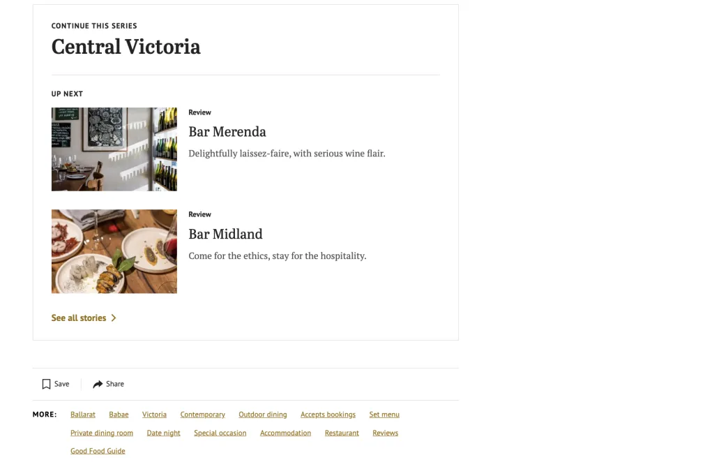 The Age: Good Food 18th November 2024